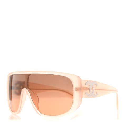 chanel pink shield sunglasses|CHANEL 5495 Shield Sunglasses .